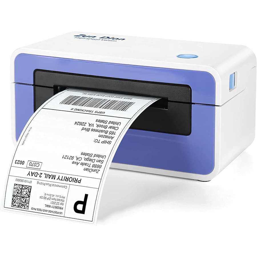 ZunDian 4" x 6" Thermal Label Printer for $91 ZunDian 4" x 6" Thermal Label Printer for $91