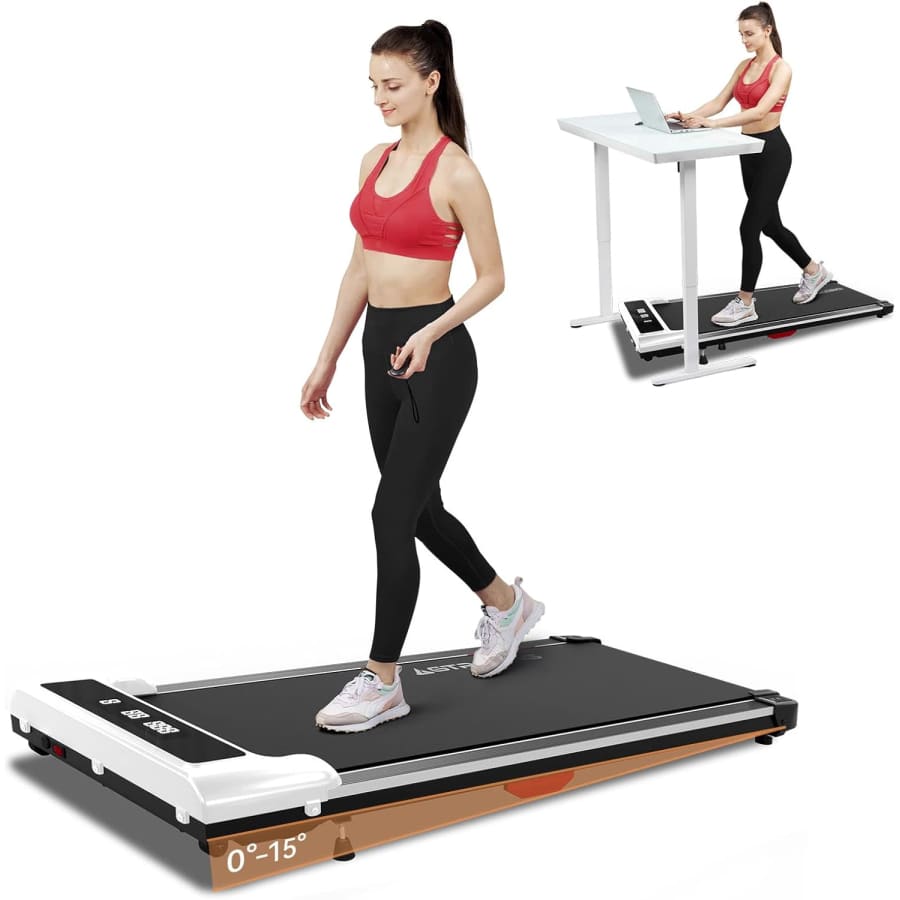 Gtracing Portable Under Desk Treadmill for $100