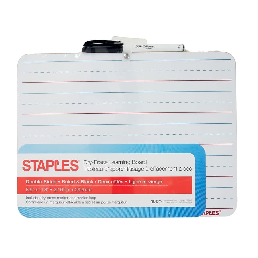 Staples Dry-Erase Learning Board for $3 Staples Dry-Erase Learning Board for $3