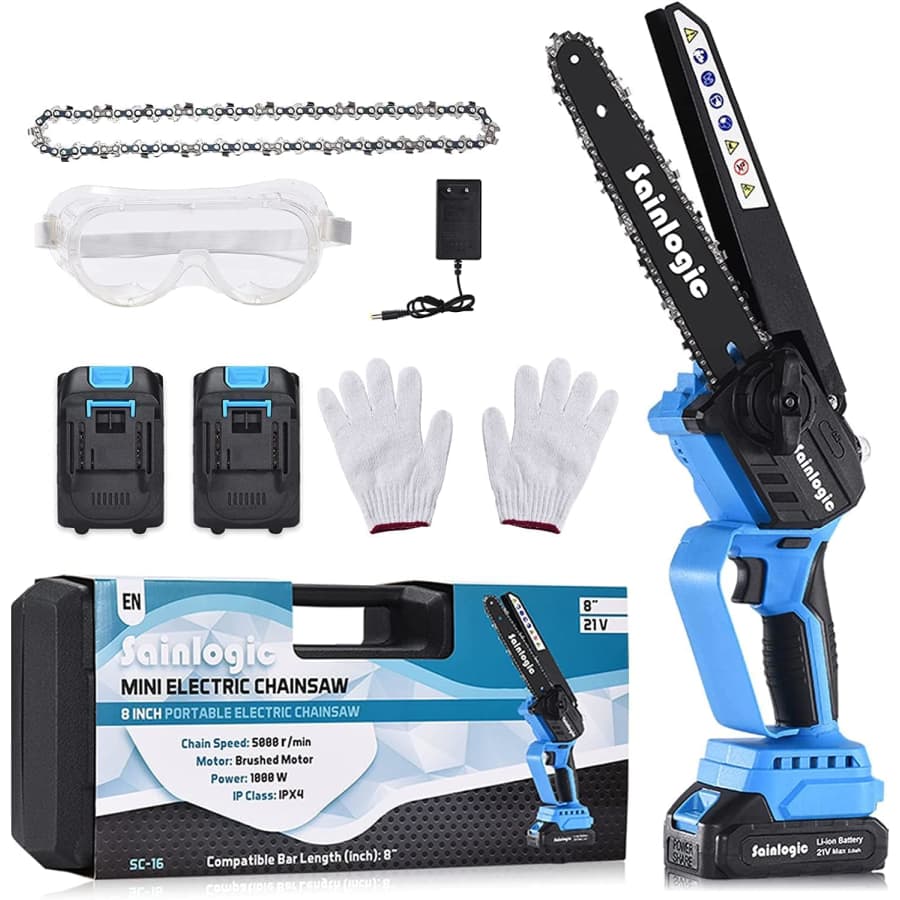 Sainlogic 8" Mini Chainsaw Kit w/ 2 Batteries for $66 Sainlogic 8" Mini Chainsaw Kit w/ 2 Batteries for $66
