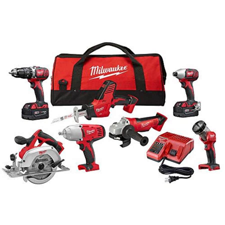 MILWAUKEE M18 7 PC Combo Kit for $774 MILWAUKEE M18 7 PC Combo Kit for $774