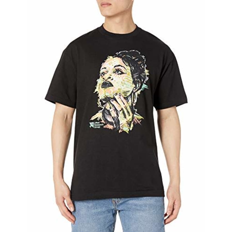 LRG Men's Short Sleeve Logo Design T-Shirt, Black Beauty, L for $22