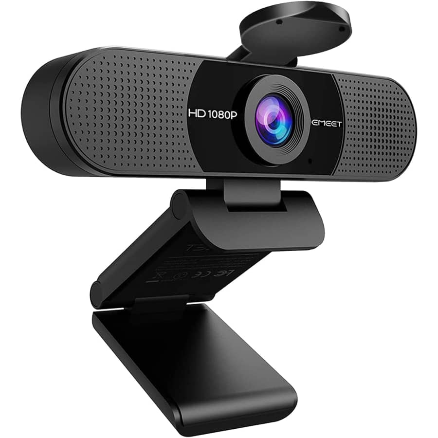 eMeet 2K Webcam with Microphone for $17 w/ Prime