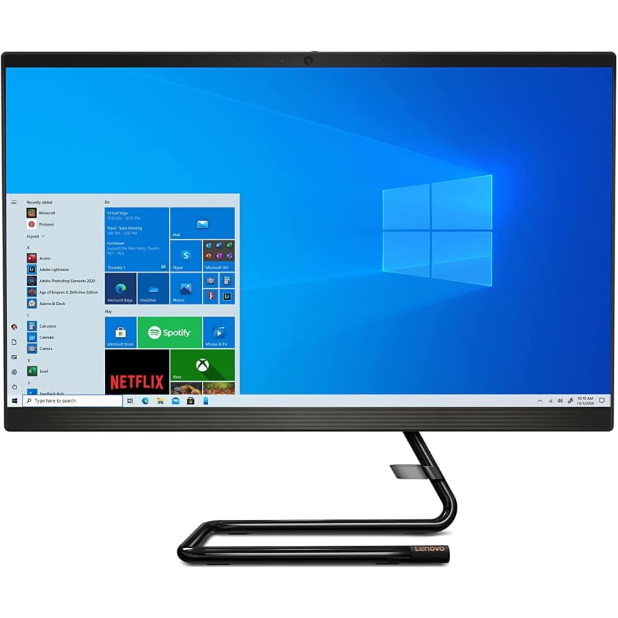 Lenovo IdeaCentre AIO 3i 24" All-in-One Computer, Intel Core i5-10400T Processor, Integrated for $650