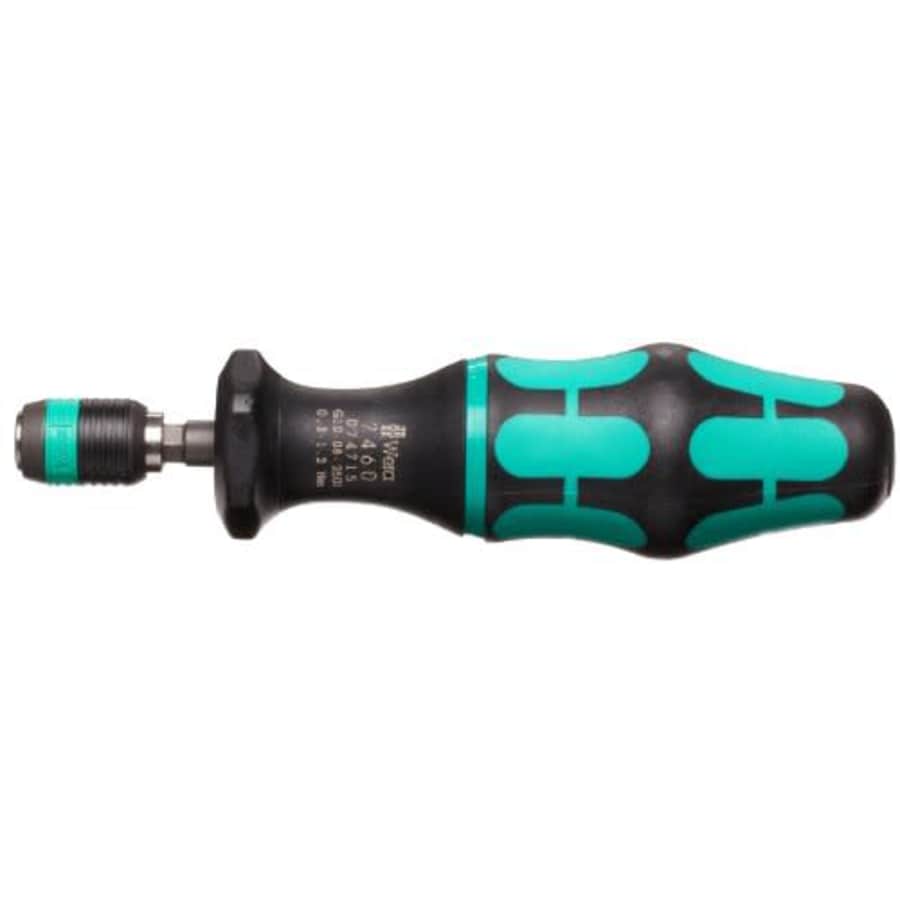 Wera 05074715001 Kraftform 7460 Hexagon Torque Screwdriver, 1/4" Head, 0.3-1.2 Nm Pre-Set for $58