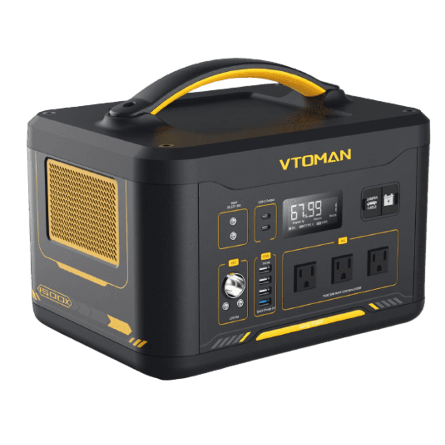 Vtoman Jump 1500X 828Wh Portable Power Station for $700