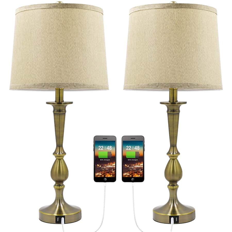 Befano Table Lamp with USB Ports 2-Pack for $50 Befano Table Lamp with USB Ports 2-Pack for $50