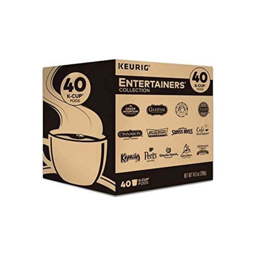 Keurig Entertainers' Collection Variety Pack, Single-Serve Coffee K-Cup Pods Sampler, 40 Count for $29