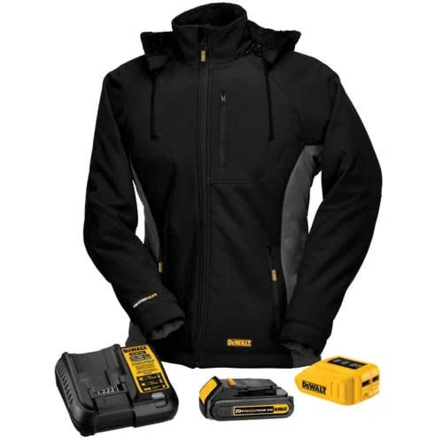 DeWalt DEWALT DCHJ066C1-XS 20V/12V MAX Women's Heated Jacket Kit, Black, X-Small for $224 DeWalt DEWALT DCHJ066C1-XS 20V/12V MAX Women's Heated Jacket Kit, Black, X-Small for $224