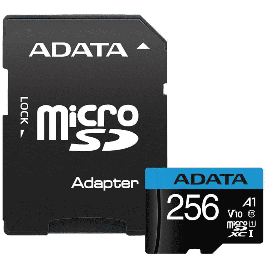 Adata 256GB Premier UHS-I Class 10 V10 A1 micro SD Card w/ SD Adapter for $24 Adata 256GB Premier UHS-I Class 10 V10 A1 micro SD Card w/ SD Adapter for $24