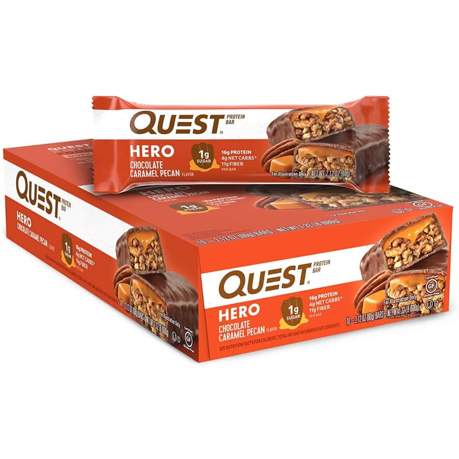 Quest Nutrition Hero Protein Bar 10-Count for $28