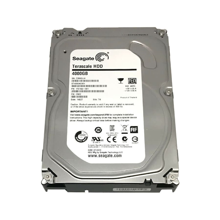 Seagate Terrascale 4TB SATA III 3.5" Bare Hard Drive for $60 Seagate Terrascale 4TB SATA III 3.5" Bare Hard Drive for $60