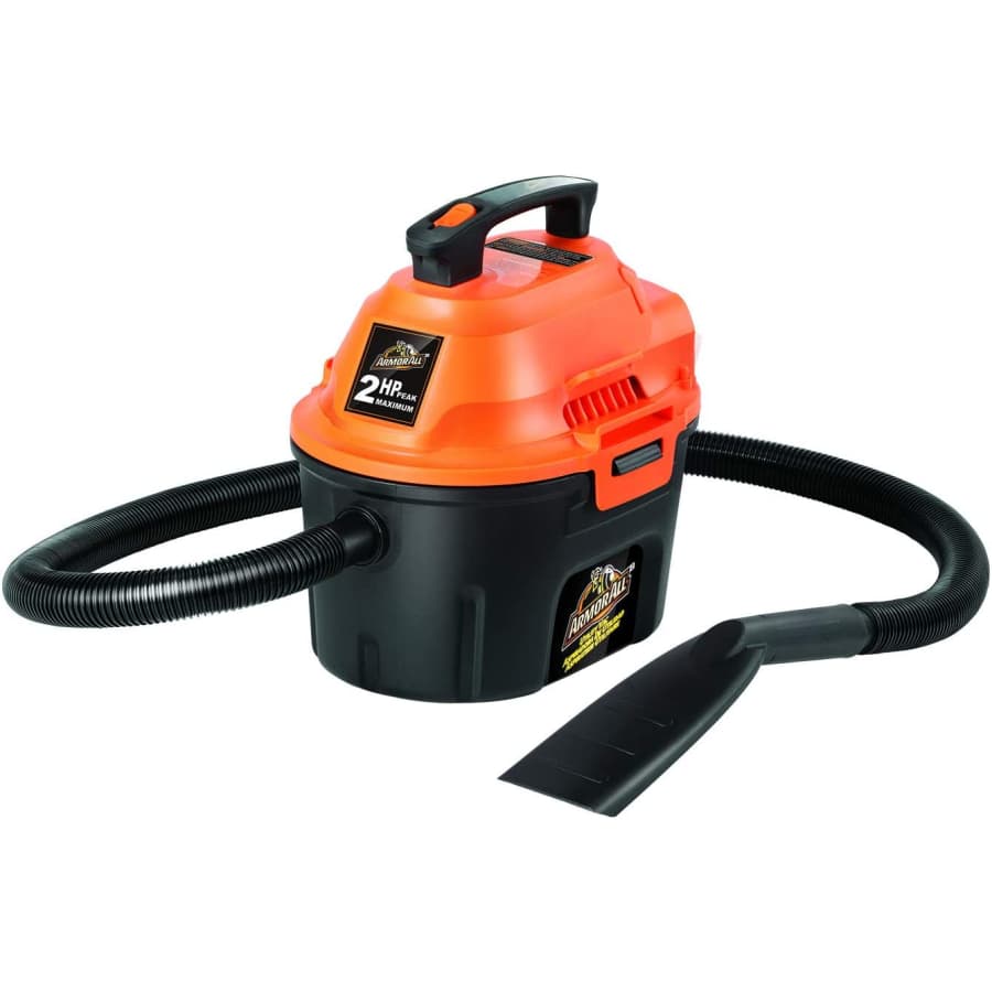 Armor All 2.5-Gallon 2 Peak HP Wet/Dry Utility Shop Vacuum for $61 Armor All 2.5-Gallon 2 Peak HP Wet/Dry Utility Shop Vacuum for $61