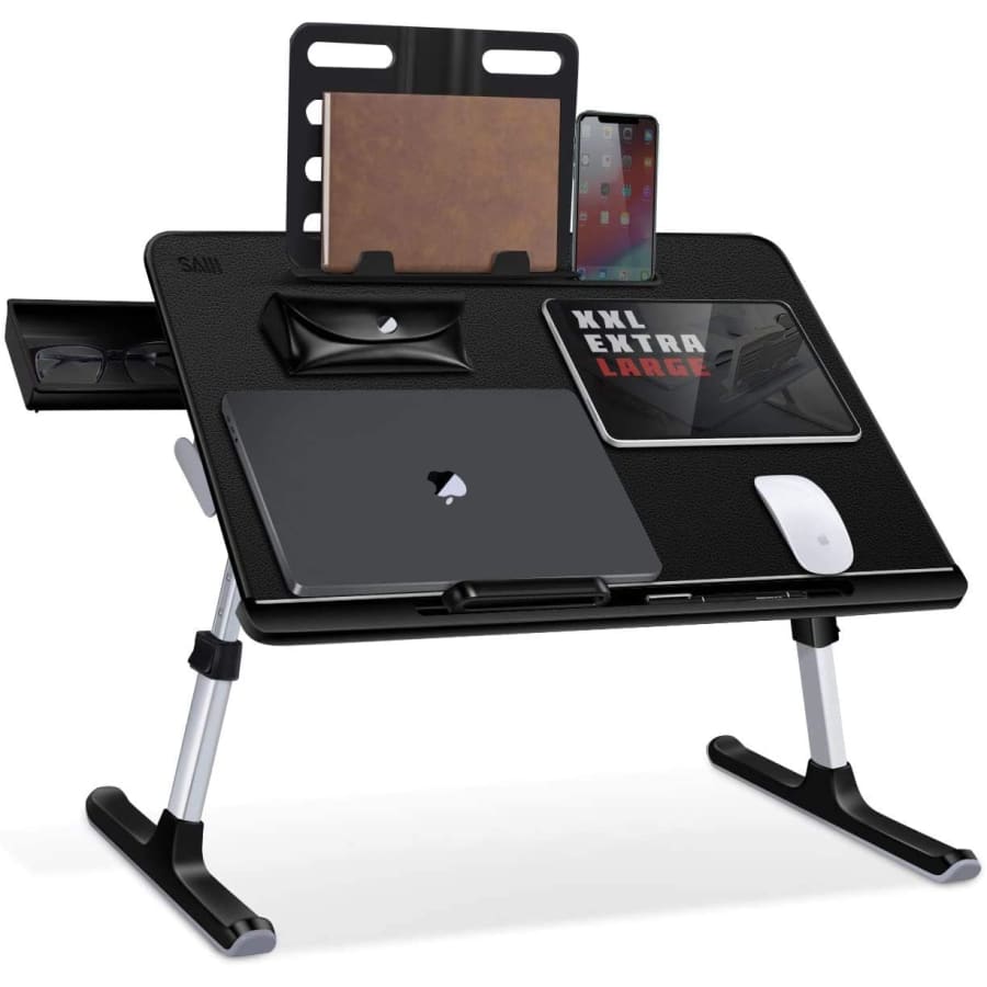 Saiji Adjustable X-Large Laptop Bed Tray Table for $93