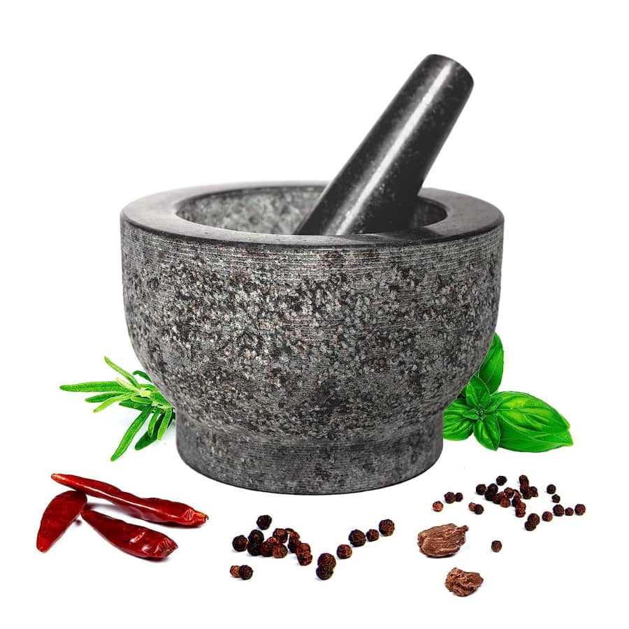HiCoup Granite Mortar and Pestle for $14 HiCoup Granite Mortar and Pestle for $14