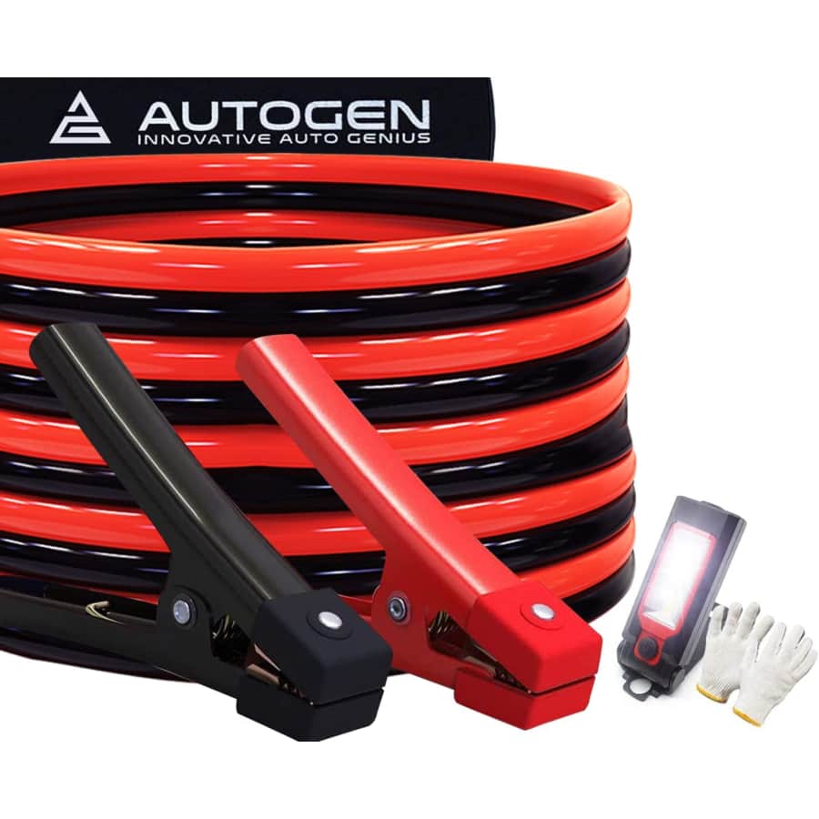 Autogen 25-Foot 900A Heavy Duty Jumper Cables for $50 Autogen 25-Foot 900A Heavy Duty Jumper Cables for $50