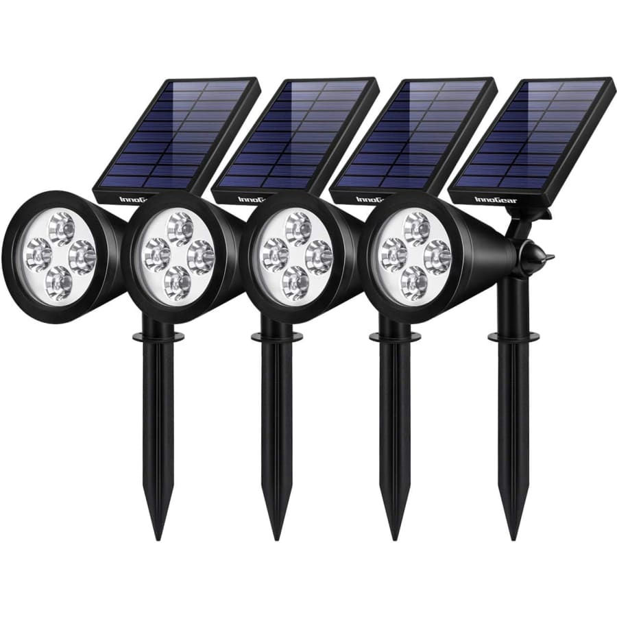 InnoGear Solar Landscape Spotlights 4-Pack for $40