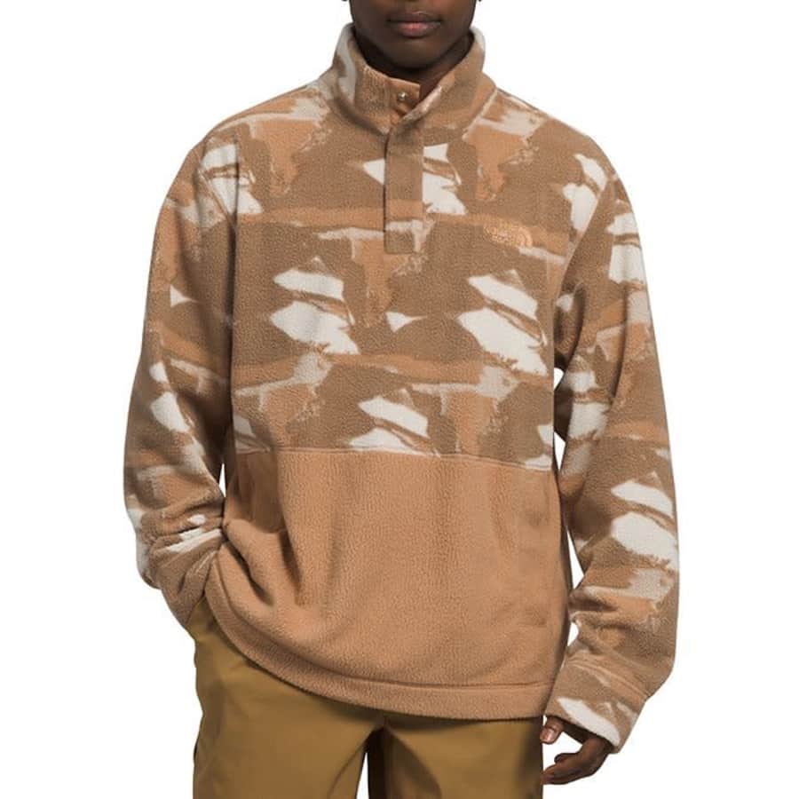 The North Face Men's Pali Abstract Quarter-Snap Fleece Pullover for $32 The North Face Men's Pali Abstract Quarter-Snap Fleece Pullover for $32