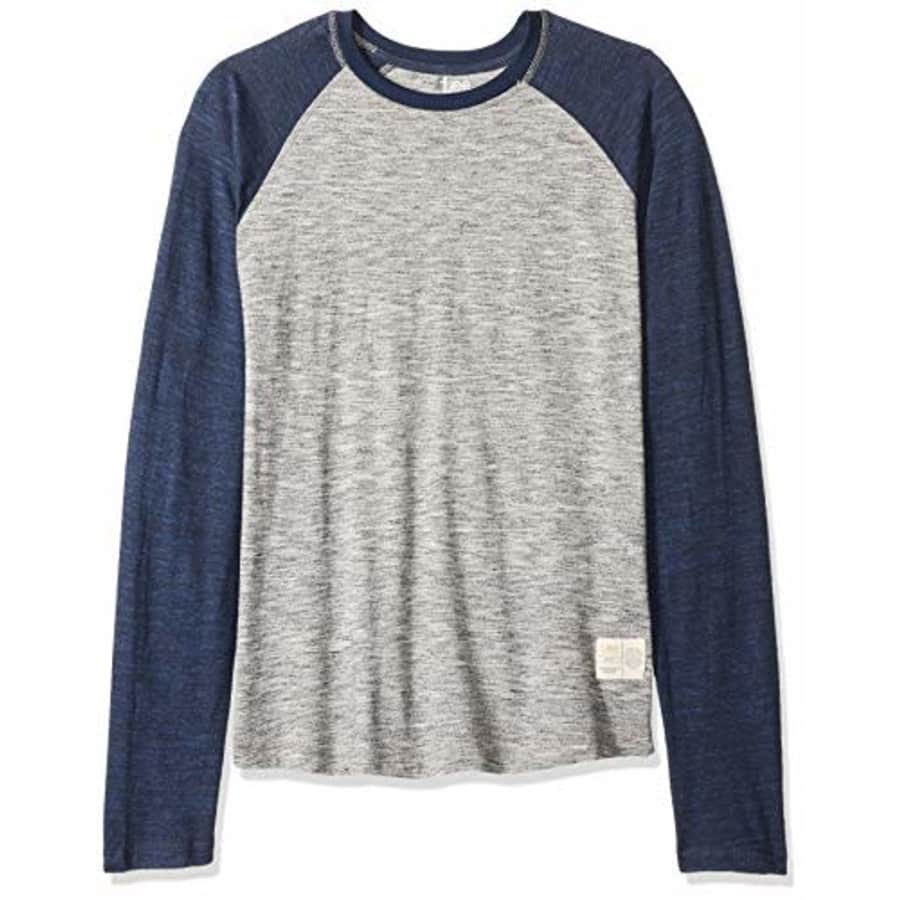 Lee Jeans Lee Men's Long Sleeve Neck-Shirt, Mason Crew Indigo Blue, Small for $10