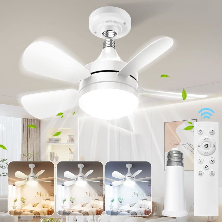 2,000-Lumens Socket Ceiling Fan for $50 2,000-Lumens Socket Ceiling Fan for $50