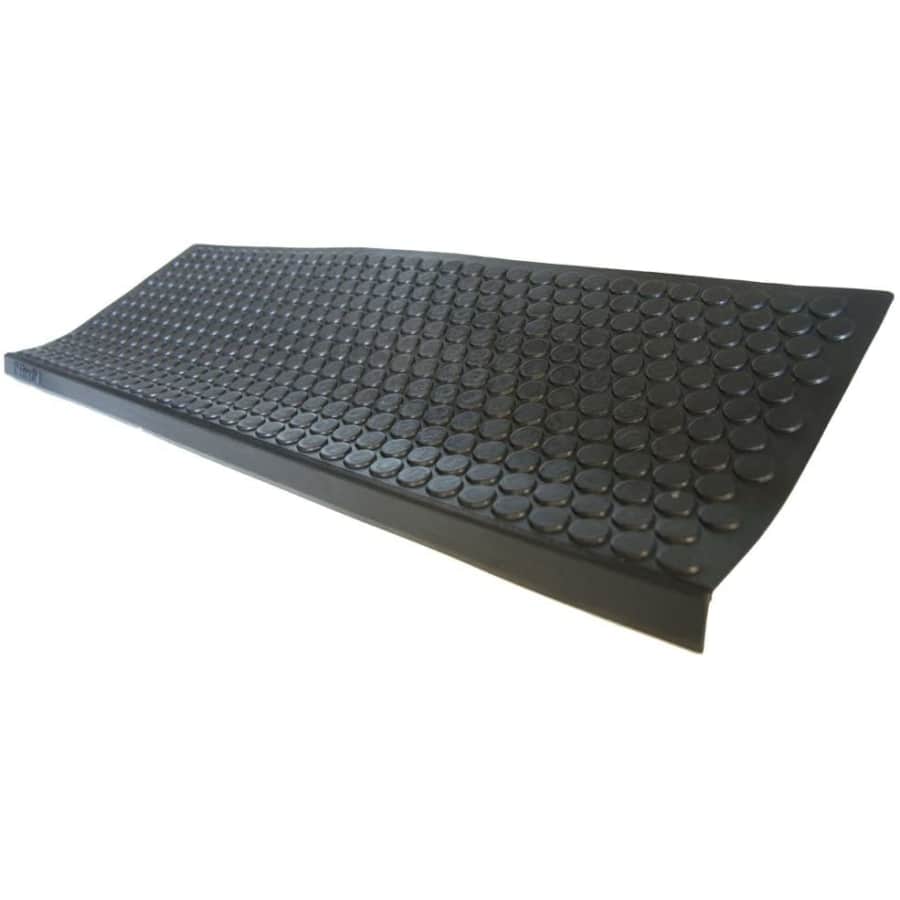 Rubber-Cal "Coin-Grip Non-Slip Rubber Tread Stair Mats 6-Pack for $36