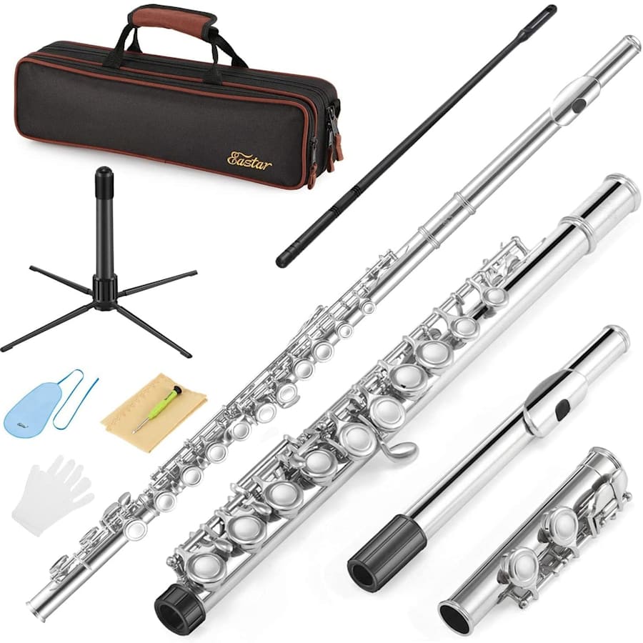 Eastar Closed Hole C Flutes 16-Key Beginner Flute Set for $104 w/ Prime Eastar Closed Hole C Flutes 16-Key Beginner Flute Set for $104 w/ Prime