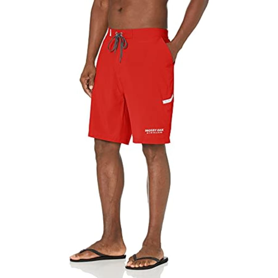 Mossy Oak Men's Standard Fishing Board Shorts No Mesh Lining, Winery, X-Large for $17 Mossy Oak Men's Standard Fishing Board Shorts No Mesh Lining, Winery, X-Large for $17