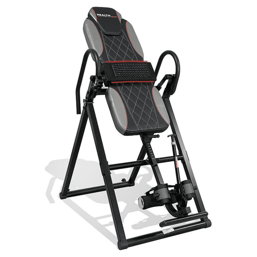 Health Gear Acupressure Beads Therapeutic Heat and Vibration Massage Inversion Table for $180 for members Health Gear Acupressure Beads Therapeutic Heat and Vibration Massage Inversion Table for $180 for members