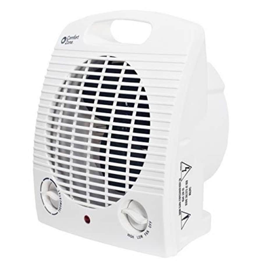Comfort Zone CZ35 1500 Watt Portable Heater with Thermostat, White for $95