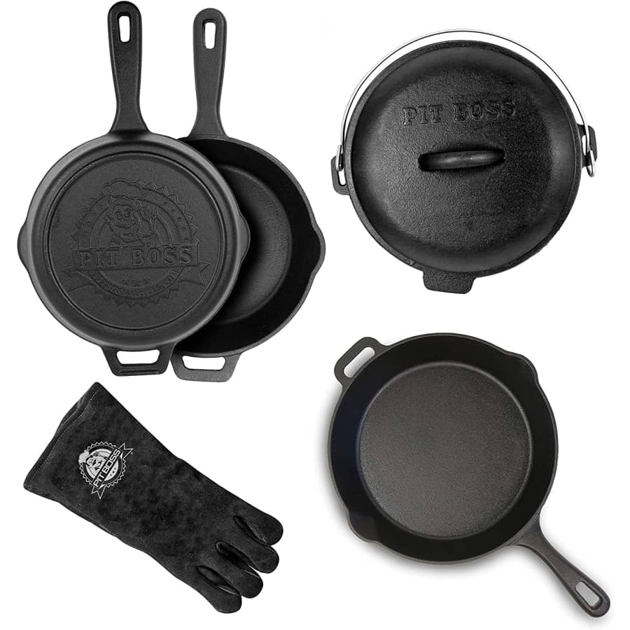 Pit Boss 6-Piece Cast Iron Starter Kit for $95 Pit Boss 6-Piece Cast Iron Starter Kit for $95