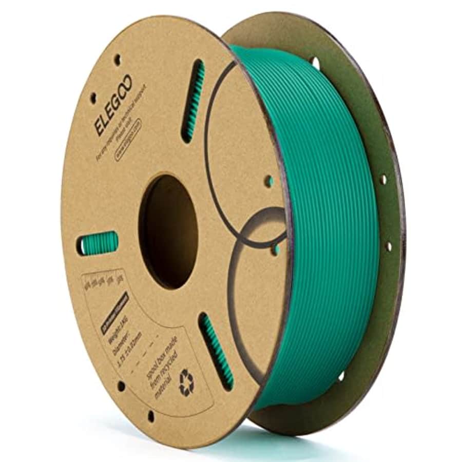 ELEGOO PLA Filament 1.75mm Sea Green 1KG, 3D Printer Filament Dimensional Accuracy +/- 0.02mm, 1kg for $18