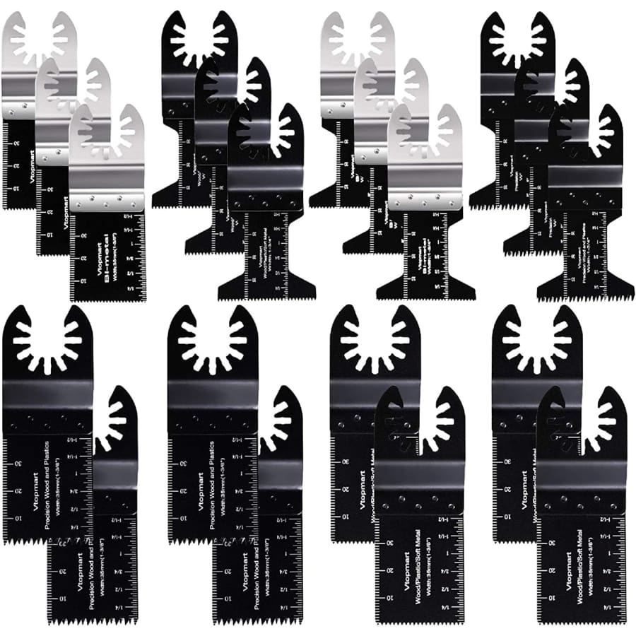 Vtopmart 20-Piece Universal Oscillating Saw Blade Set for $16