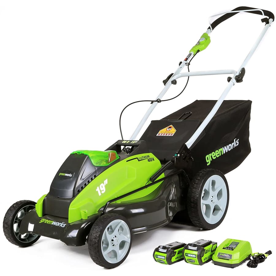 Greenworks 40V 19" Cordless 3-in-1 Push Lawn Mower for $227 Greenworks 40V 19" Cordless 3-in-1 Push Lawn Mower for $227