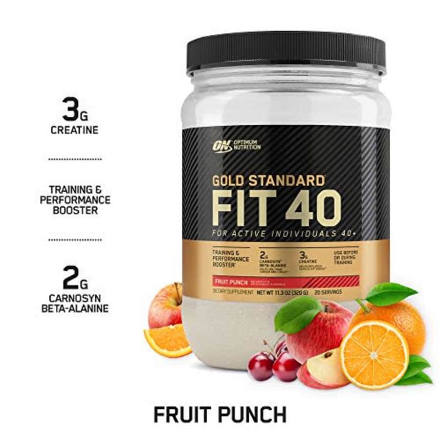 Optimum Nutrition Gold Standard FIT 40 PreWorkout Booster, Fruit Punch, 11.3 Oz for $24 Optimum Nutrition Gold Standard FIT 40 PreWorkout Booster, Fruit Punch, 11.3 Oz for $24