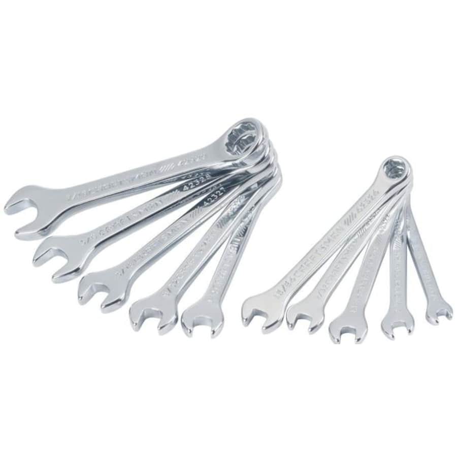 Craftsman 10-piece Standard (SAE) Miniature Combination Wrench Set for $20
