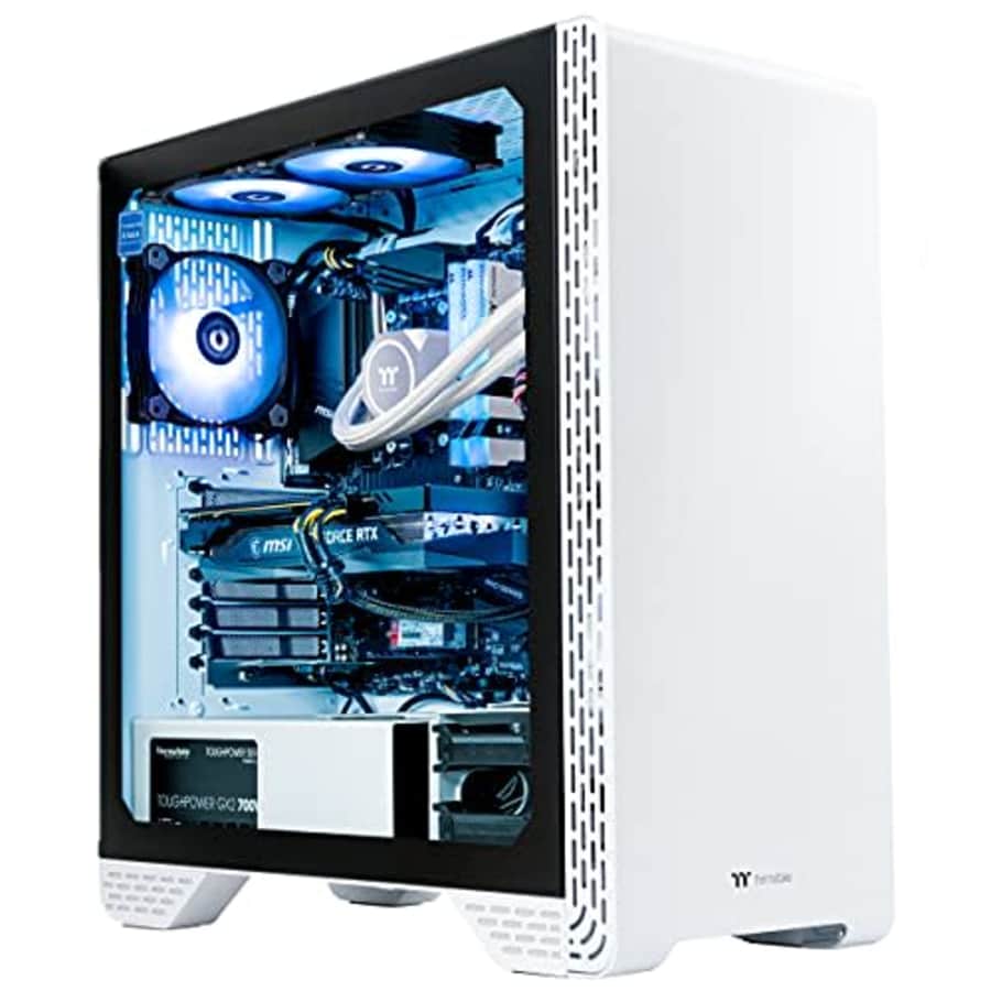 Thermaltake Glacier 360 Liquid-Cooled PC (AMD Ryzen 5 5600X, RTX 3060, 16GB RGB 3600Mhz DDR4 for $900