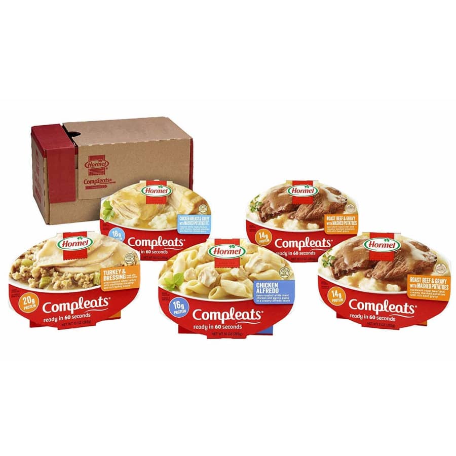 Hormel Compleats Protein Variety Pack for $6.30 via Subscribe & Save Hormel Compleats Protein Variety Pack for $6.30 via Subscribe & Save