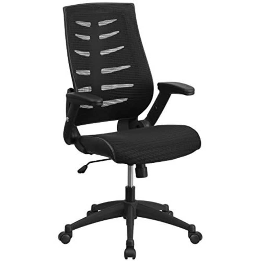 Flash Furniture High Back Designer Black Mesh Executive Swivel Ergonomic Office Chair with Height for $164 Flash Furniture High Back Designer Black Mesh Executive Swivel Ergonomic Office Chair with Height for $164