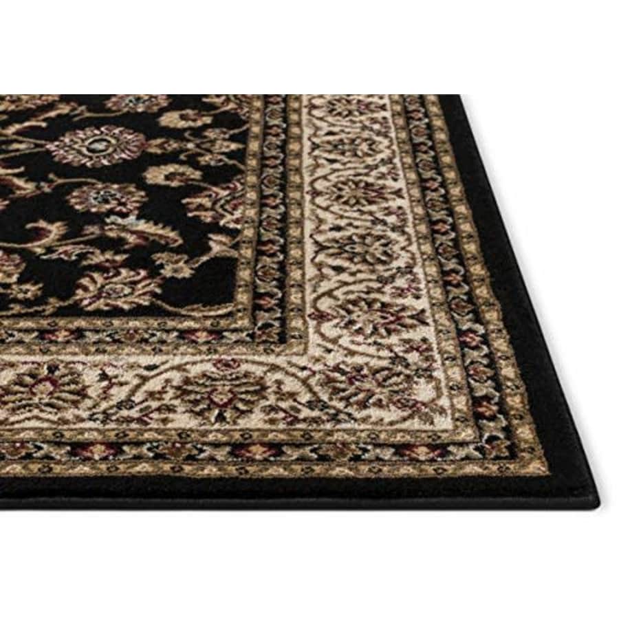 Well Woven Barclay Sarouk Black Traditional Area Rug 3'11'' X 5'3'' for $39 Well Woven Barclay Sarouk Black Traditional Area Rug 3'11'' X 5'3'' for $39