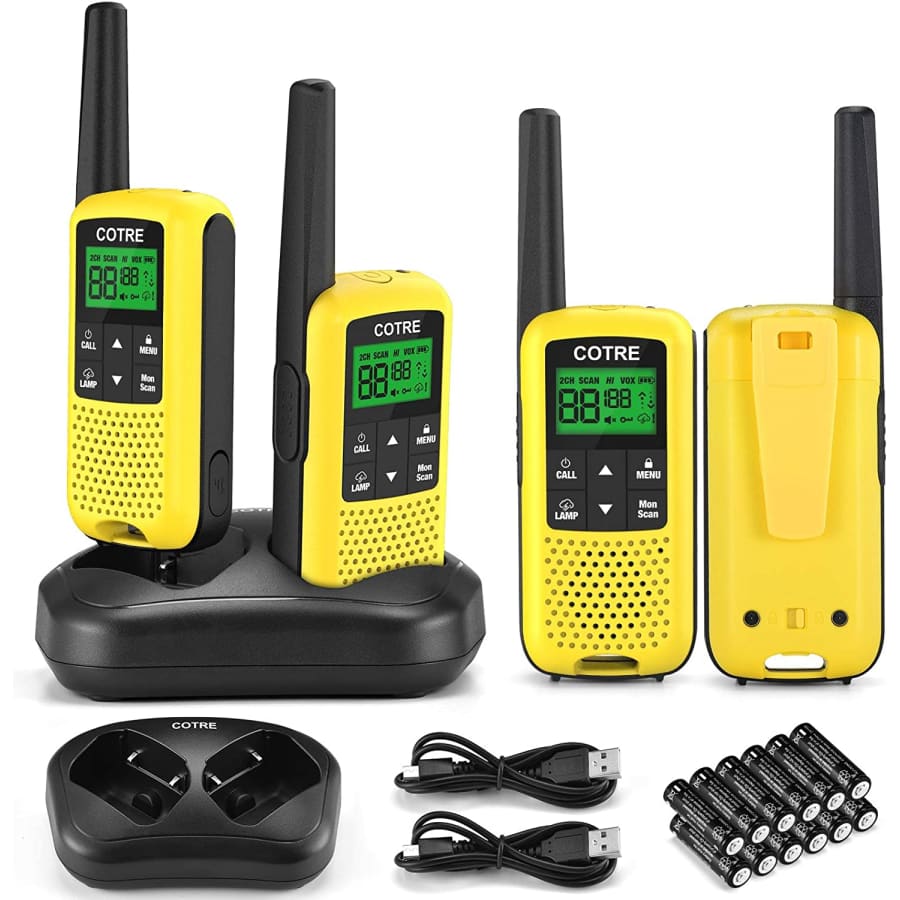 Walkie Talkie 4-Pack w/ NOAA Weather Alerts for $35 Walkie Talkie 4-Pack w/ NOAA Weather Alerts for $35