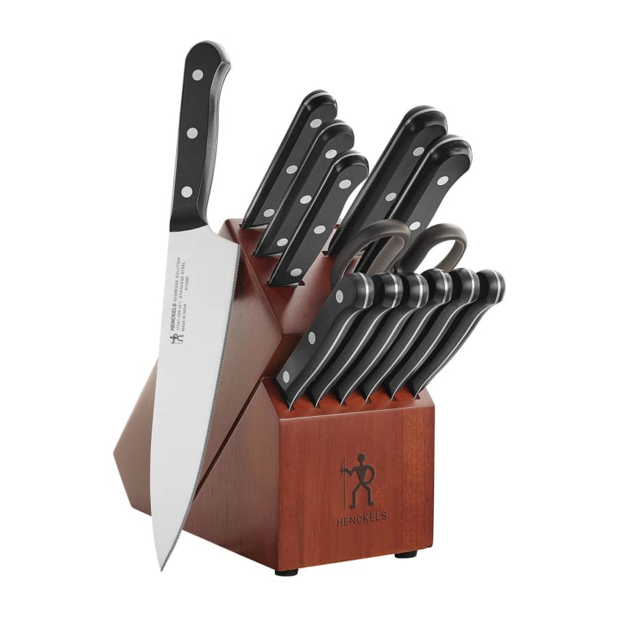 J.A. Henckels Everedge Solution 14-Piece Knife Block Set for $80 J.A. Henckels Everedge Solution 14-Piece Knife Block Set for $80