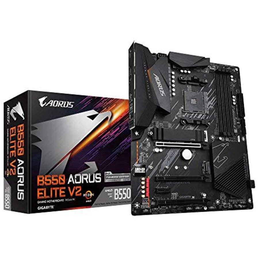 Gigabyte B550 AORUS Elite V2 (AMD Ryzen 5000/B550/ATX/PCIe4.0/DDR4/USB3.2 Gen 1/Realtek for $100
