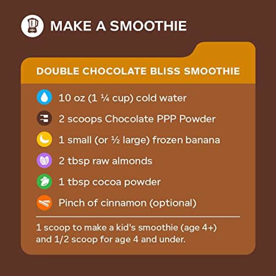 OLLY Plant Powered Protein, Protein Powder, 14.8 oz (12 Servings), Pure Chocolate, 18g Plant for $20