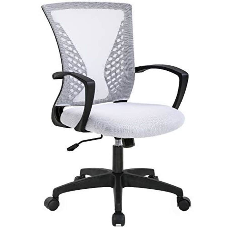 BestOffice Mesh Office Chair Ergonomic Desk Chair Computer Chair with Lumbar Support Armrest Rolling Swivel for $44