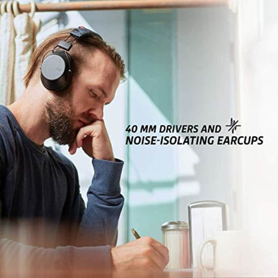 Plantronics BackBeat FIT 6100 Wireless Bluetooth Headphones, Sport, Sweatproof and Water-Resistant, Black for $40