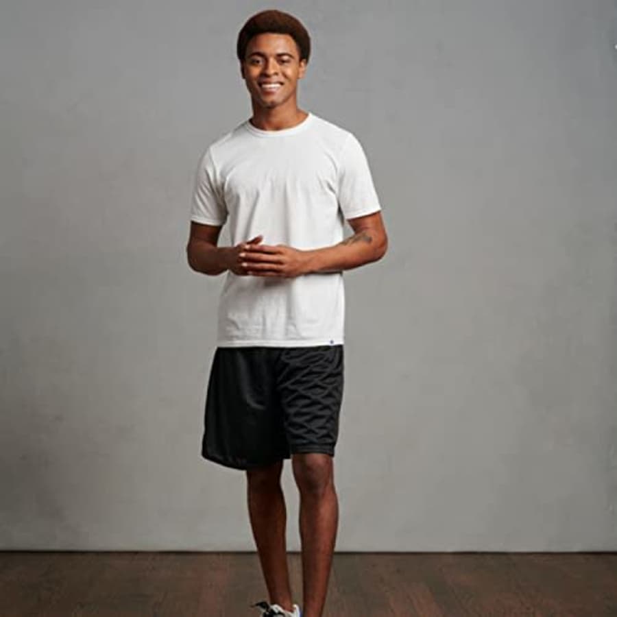 Russell Athletic Men's Mesh Shorts (No Pockets), Black, 3X-Large for $20 Russell Athletic Men's Mesh Shorts (No Pockets), Black, 3X-Large for $20