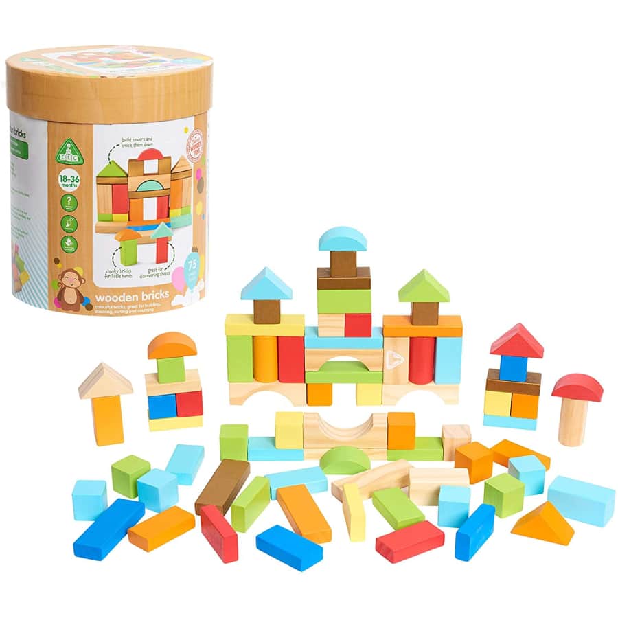 Centre Wooden Bricks for $13
