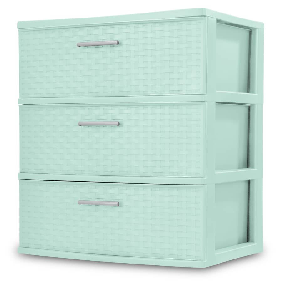 Sterilite 3-Drawer Wide Weave Tower for $18