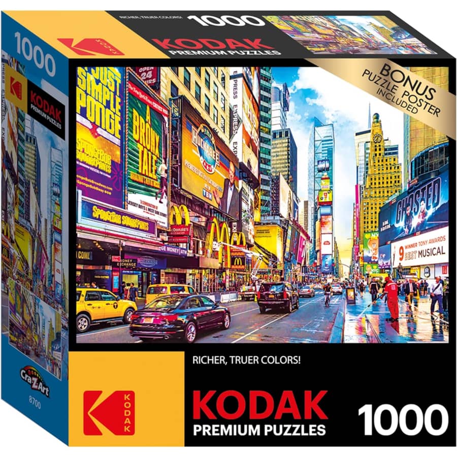 Cra-Z-Art Kodak 1,000 Piece Times Square Jigsaw Puzzle for $6