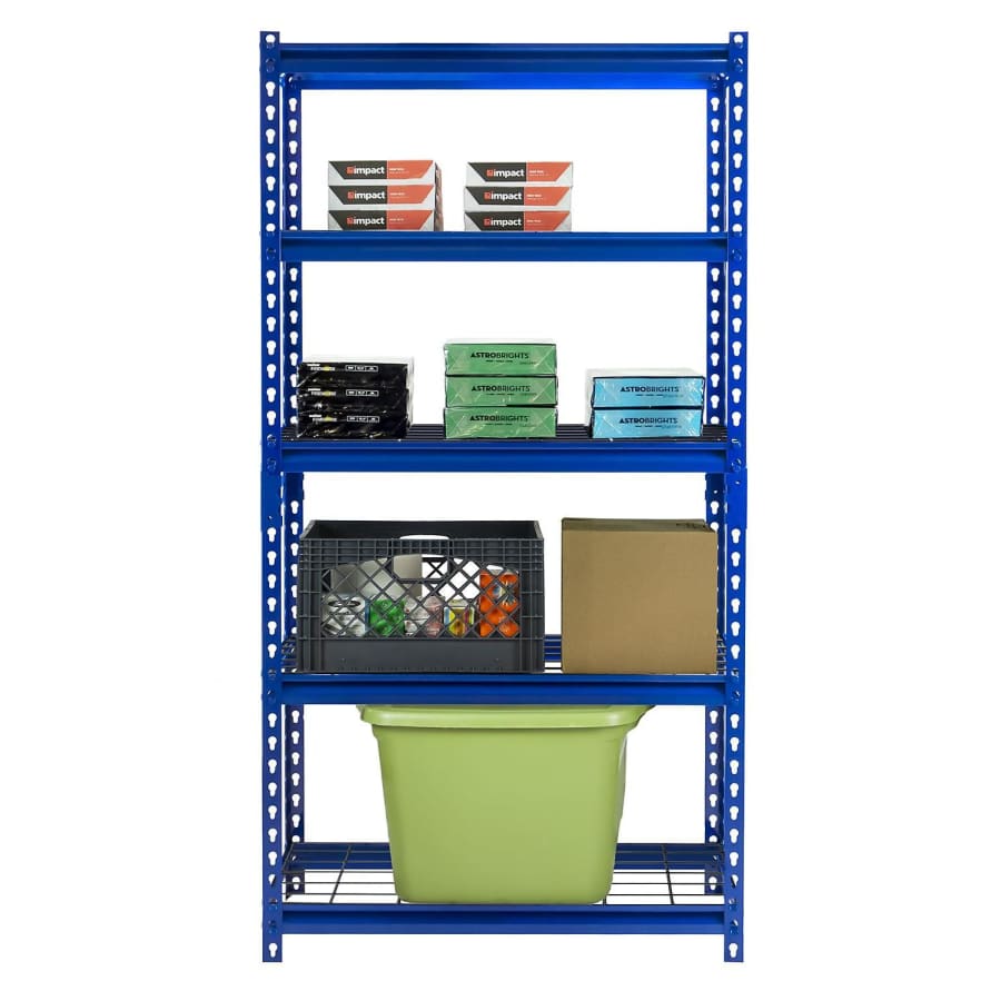 Muscle Rack 5-Shelf Steel Shelving Unit for $50 for members Muscle Rack 5-Shelf Steel Shelving Unit for $50 for members